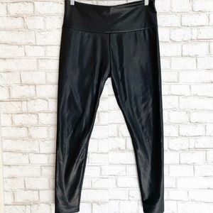 Viv Collection Faux Leather High Rise Leggings XL